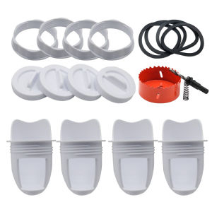 AUTOMATIC CHICKEN FEEDER PORTS (4pcs/box) WITH HOLE SAW