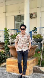 BEST SELLER FSBATIKOFFICIAL Kemeja Batik Pria Slimfit Stretch Lengan Pendek Bahan Stretch Melar Premium