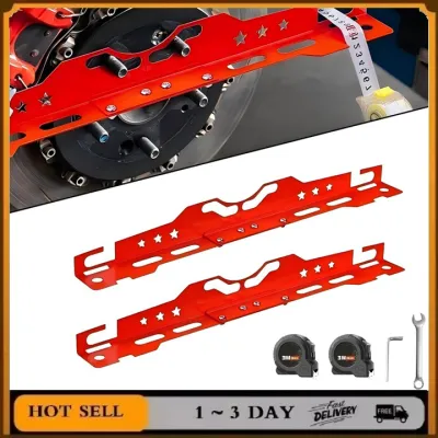 2PCS Heavy Duty Wheel Alignment Tools Aluminum Alloy for Truck Automotive Orange