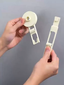 Home Suction Storage Box Kitchen Shelf Wall-Mounted Storage for Green Onions Ginger and Garlic No Drilling Required Hanging Basket