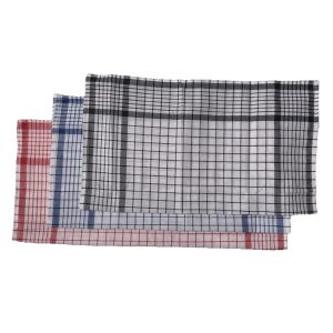 1 Pcs Kain Serbet Dapur Kotak Merk Hijau Daun | Lap Piring Serbaguna Murah