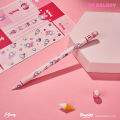 [My Melody and Kuromi Limited Collection  ]   สติ๊กเกอร์สำหรับpencil [wrap] sticker รุ่นที่1/2 - 1 เซ็ตมี 3 ชิ้น สามารถลอกออกได้ไม่ทิ้งคราบ ลายมายเมโลดี้ คุโรมิ ของแท้. 