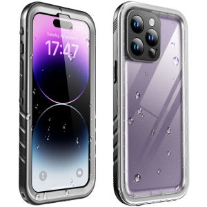 Cozycase IP68 Waterproof Case for iPhone 16 15 14 Pro Max Plus Clear Not Yellowing Full Body Shockproof Built in Screen Protector Camera Protectio Heavy Duty Sealed Dust Proof-152c4c8b