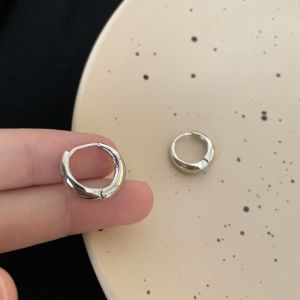 Thời trang Hàn Quốc Kim loại đơn giản tai vòng tròn của phụ nữ Bông tai thanh lịch phụ kiện trang sức cho cô gái