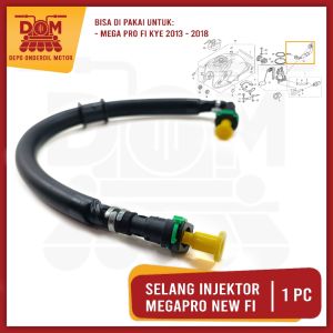 Selang Injektor Mega Pro FI (KNZ) 17570-KYE-940 Hose Comp Fuel Feed Saluran Bensin Injeksi Honda