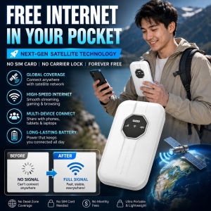 Portable 4G LTE Mobile Hotspot Pocket Router High Speed Plug and Play SIM Card Slot Travel Multi Device Connection