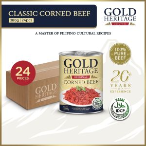 Gold Heritage Corned Beef 380g - 1 case Grocery Store Wholesale Promo Canned Goods On Sale