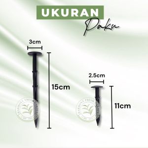 11cm & 15cm Plastic Weedmat Nail/Paku Kebun/Paku Weedmat/Paku Silvershine/Paku Sunhade Net