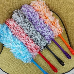 1pc Microfiber Feather Duster Desktop Sweep Household Dusting Brush Cleaning Duster Random Color