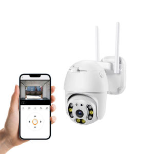 V380 Pro CCTV Camera Dual Lens 8MP Outdoor Waterproof Full Color Night Vision Two Way Audio and Speaker Human Detection 360° PTZ Control CCTV Connect To Cellphone
