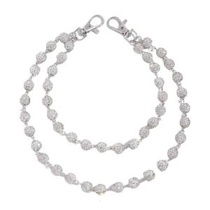 Punk Wallet Chain Design Metal Waist Chain Gothic Jeans Accessory For Girls Women