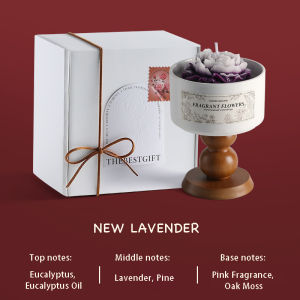 🇸🇬Kizyo 200g Aromantic Essential Oil Candle With Gift Box Goblet Scented Candle Home Fragrance Gift Ideas