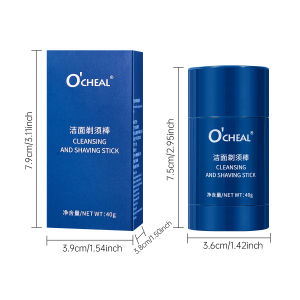 Ouqianya Facial Cleansing Shaving Stick Deep Cleansing Gentle Comfortable Smooth Refreshing Easy to Carry Manufacturer Wholesale