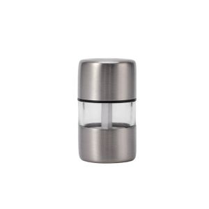 OUREAL Kích thước nhỏ Máy xay tiêu Vận hành thủ công. Lõi mài bằng gốm. Máy xay muối Di động Chất liệu thép không gỉ. Máy xay bằng thép không gỉ. Nhà bếp