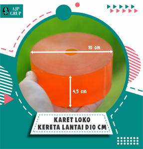 KARET LOKO KERETA LANTAI DIAMETER 10CM / DIAMETER 12CM