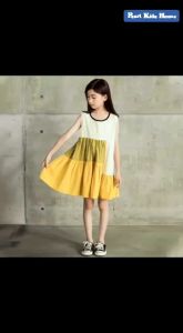 Dress Anak Perempuan Three Colour Korean Style KDR1028