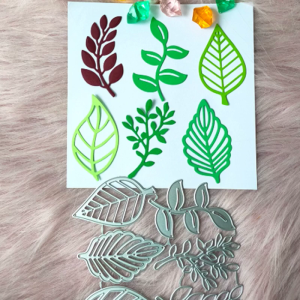Leaves Metal Cutting Dies Scrapbooking Stencil Die Cuts Embossing DIY Photo