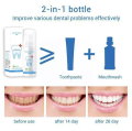 Teeth Whitening Mousse Toothpaste Oral Hygiene Remove Stains Plaque Teeth Cleaning Tooth White Tool Baking Soda Tooth Paste 60ml. 