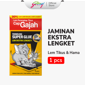 Cap Gajah Lem Perangkap Tikus Trap X-Glue 60gr - Lem Tikus