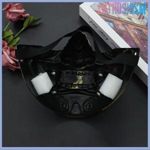 【Enthusiasm】🌟🌟【Hot Sale】🎈 หน้ากากปีศาจซามูไรซามูไรญี่ปุ่นหน้ากากปีศาจฮาโลวีนชุดคอสเพลย์สยองขวัญ Prajna หน้ากากนักฆ่าอุปกรณ์ประกอบสำหรับงานเลี้ยง