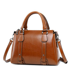 Royal Bagger Handbags for Women Fashion Shoulder Bag Genuine Cow Leather Casual Ladies Elegant Top Handle Bags High Capacity Handbag 2833