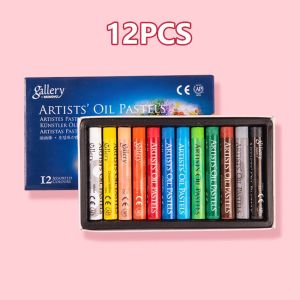 Crayon Oil Krayon Minyak Oil Pastel 12/25/48 Warna Artist Soft Oil Pastel Crayon Lukis Anak Professional Non Toxic