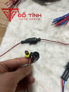Bộ giắc điện 2 đầu 1 2 3 4 6 chân. Giắc điện ô tô thẳng hàng.