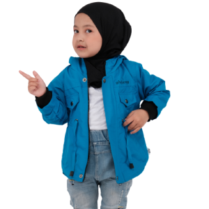 jaket anak perempuan/jaket parasut cewe keren usia 2-7 tahun
