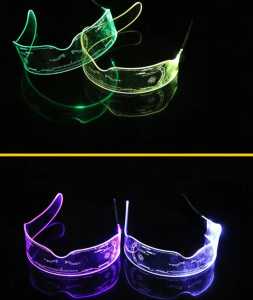 7 Colors LED Glasses Rechargable Party Occasion Fun