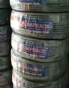 Dây Điện Đôi Bọc Xám 2x1.5 - 2x2.5 - 2x4.0 DAPHACO dây Điện Bọc Xám Dây FA Tiết Diện( Lẻ 1m)