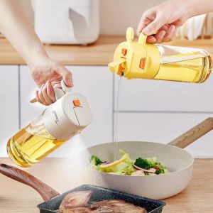 PTPT 2in1 Seasoning Bottle Unique Leak Proof Oil Container Bottle Multifunctional Safety Oil Dispenser Kitchen