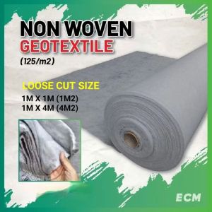 (LOOSE CUT SIZE) TS20 NON WOVEN GEOTEXTILE GREY COLOR / SOIL SEPARATOR / GEOFABRIC / KAIN GEOTEKSTIL