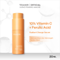 WARDAH 10% Vitamin C + Ferulic Acid Radiant Charge Serum 20 ml - Brightening Serum yang Menghilangkan dan Mencegah Noda Hitam Tak Terlihat untuk Kulit Cerah Lebih Lama - Skincare. 