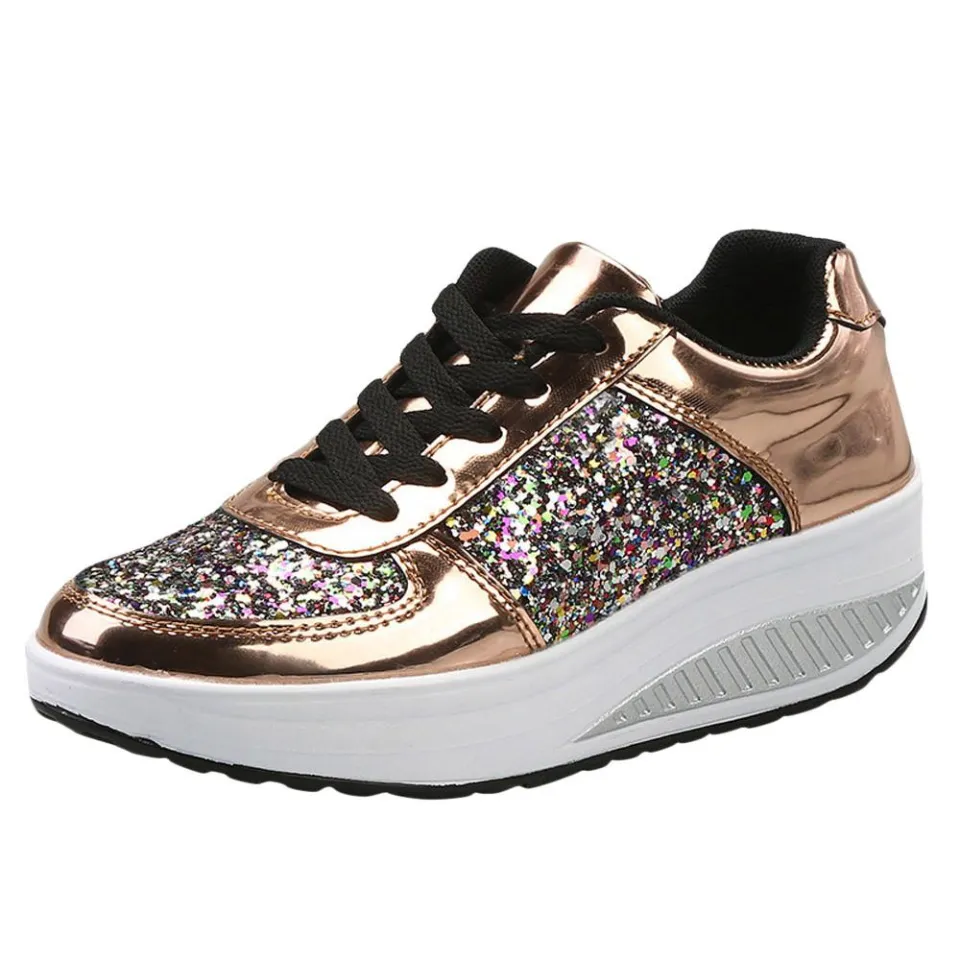 GFF shoes women running shoes womenWomen's Ladies Wedges Sneakers