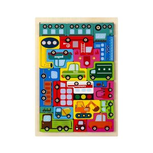 2026 Montessori Tetris Animal Traffic Marine Animal Blocks Puzzle Block Toys Educational Toys