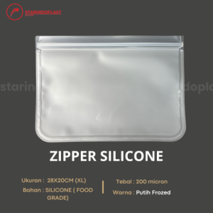 Plastik Kulkas Reusable Ziplock PEVA Tebal Menjaga Kulitas Makanan Plastic Bag Elastis dan Tebal Starindo.plast
