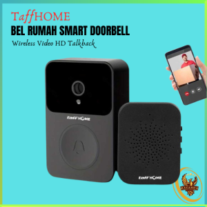 TaffHOME Bel Rumah Smart Doorbell Wireless Video HD Talkback - X9