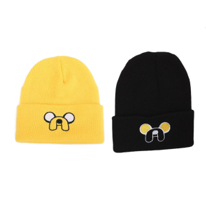 Adjustable Knitted Hat Fashionable Puppies Pattern Knitted Hat Comfortable Hat for Outdoor Activity