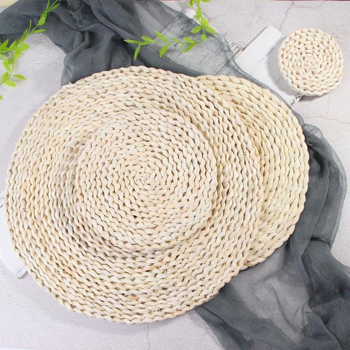 FRAN Round Thickened Natural Corn Casserole Pad Heat Insulation Pad Pot ...