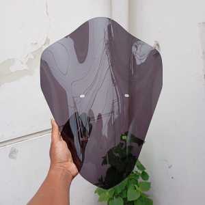 VISOR YAMAHA LEXI WINDSHIELD LEXI STANDAR BUBBLE SPORTY VISOR LEXI STANDAR BUBBLE JENONG FULL AKRILIK ZM55