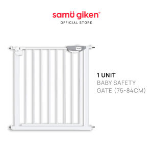 ready stockSamu Giken Safety Gate Door Fence for Baby Kids Pets with Extension Safety Fence Model: SAG-DR7584