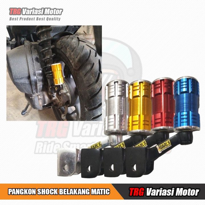 Pangkon Shock Belakang Matic Variasi Tabung CNC 4 Varian Warna Universal