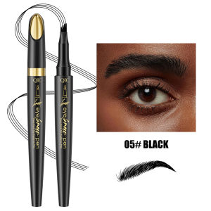 Four-pronged eyebrow pencil four-end long-lasting non-smudged water-resistant anti-smudged eyebrow pencil