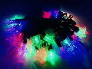 ไฟประดับตกแต่ง LED ดาวเรืองแสง ไฟดาวตกแบบสวยๆ ไฟแต่งห้อง 5M 40ดวง ไฟ ประดับ ร้าน สวน ปีใหม่ งานปารตี้ diwali lights ไฟประดับแคมป์