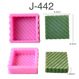 แม่พิมพ์ขนม สงกรานต์ ดอกไม้ไทย ขันเงิน ขวดน้ำอบ อัพเดตลายใหม่J-442 สี่เหลี่ยม