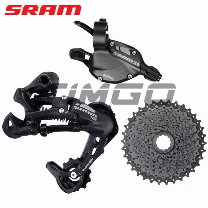 Sram 1x9 speed MTB Mountain Bike X5 Right Shifter Lever Trigger Gear X5 Rear Derailleur Medium Cage Black PG920 Cassette 11 34T Lazada Singapore