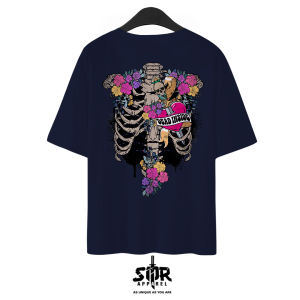 SMR APPAREL - Kaos Oversize Dead inside Cotton Combed 24s Pria & Wanita