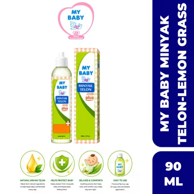 【100% ORIGINAL】MY BABY Telon Plus Citronella Baby Oil (60ML/ 90ML/150ML)