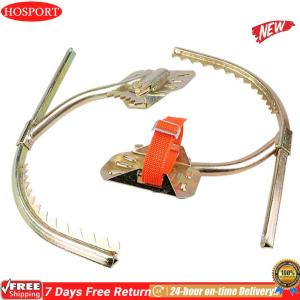 [HOM] Non-Slip Pole Climbing Gear Adjustable Shoe Strap Electric Utility Pole Climbing Set for Observation Picking Fruit
