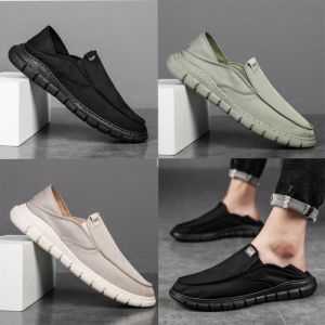 (FREE BOX) Sepatu Pria Slip On Import - JL117100 - Sepatu Casual Sport Sepatu Kerja Jalan Shoes Fashion Mens Anti Slip